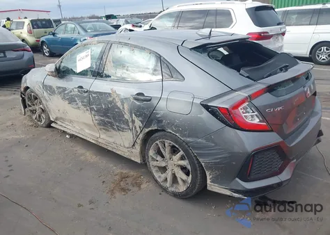 2018 Honda Civic Sport из США, поврежденный, VIN SHHFK7H4XJU202656